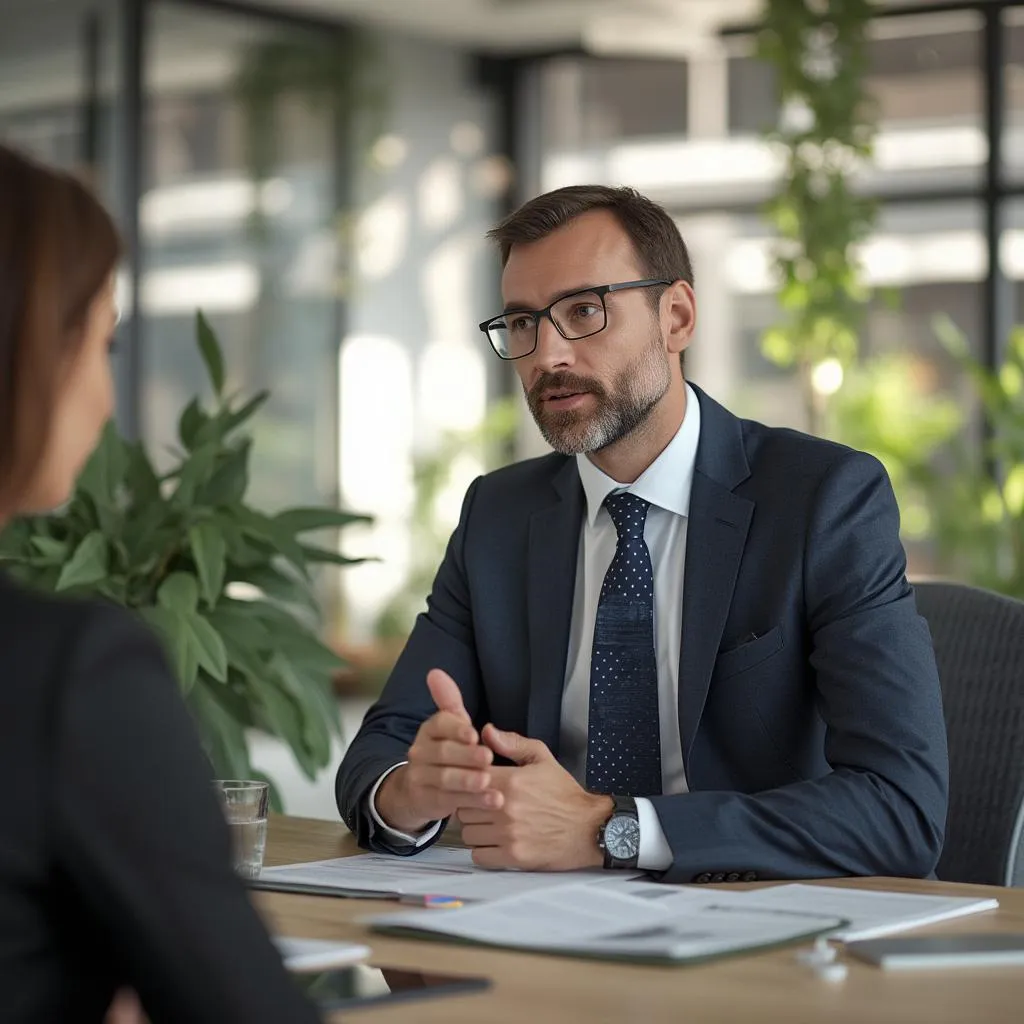 Detalle de una reunión de planificación estratégica en HRConsultPro